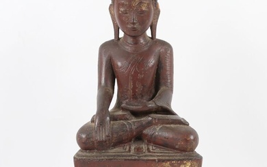 Bouddha assis, ses mains en Bhûmisparsha,... - Lot 68 - Vasari Auction