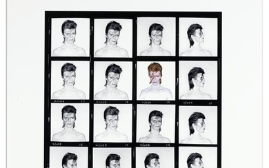 Brian Duffy (British, 1933-2010) David Bowie, 'Aladdin Sane: Contact Sheet', 1973, printed later