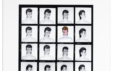Brian Duffy (British, 1933-2010) David Bowie, 'Aladdin Sane: Contact Sheet',...
