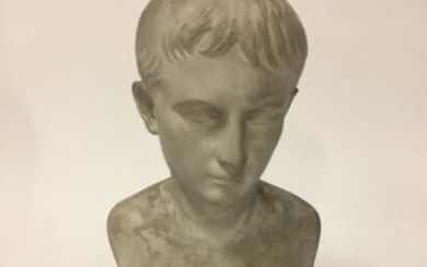 Buste d'empereur romain en plâtre H : 55... - Lot 68 - Richard Maison de ventes