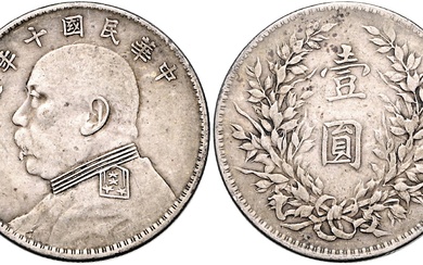 CHINA, Republik, 1912-1949, Dollar Jahr 10 =1921. Yuan Shih Kai
