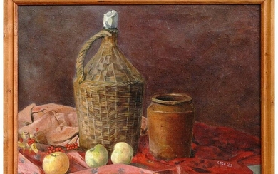 CONTEMPORARY STILL LIFE OIL PAINTING BY COCO
