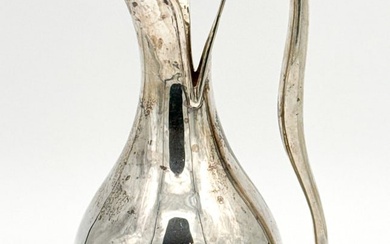 Caral Mid Century Modern Silver Pitcher