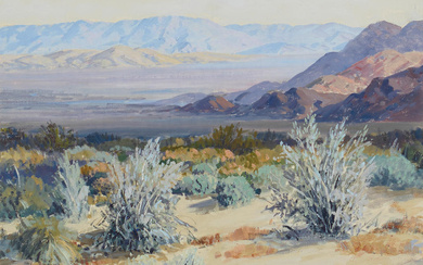 Carl Sammons (1883-1968) Desertscape 12 x 16 in. framed 23...