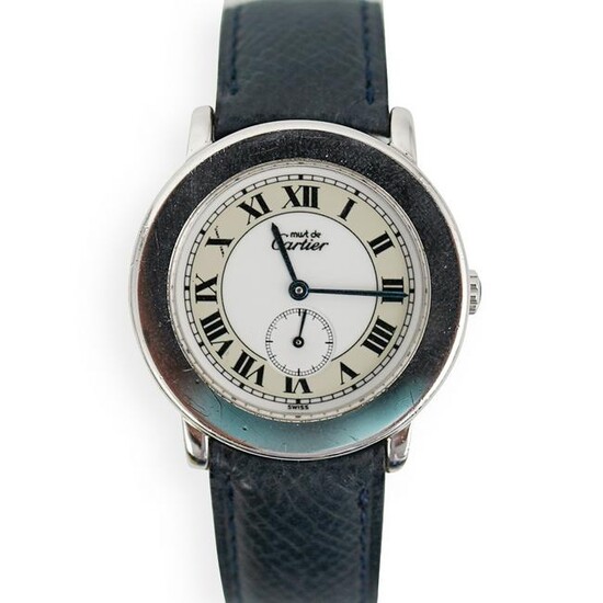 Cartier Must De Sterling Silver Watch