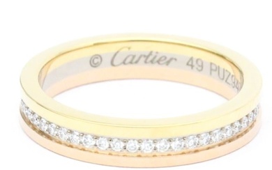 Cartier Vendome Diamond Ring Pink Gold (18K) Yellow Gold (18K) Fashion Diamond Band Ring Gold