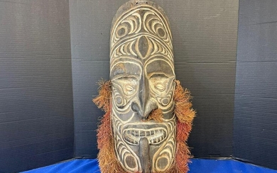Carved Sepik Mask