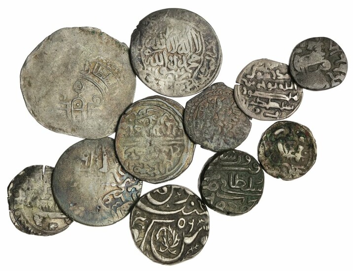 Central Asia & India, miscellaneous coins (11), including Ghaznavid, issues of Sebutegin, Mas'u...