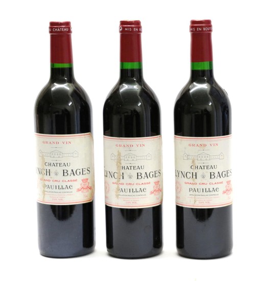 Château Lynch Bages Pauillac 1995 (three bottles)