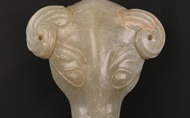 Chinese Jade Buffalo Head