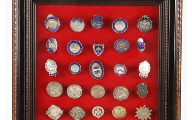 Collection of 25x Early and Some Rare Golf Club Silver, Silv...