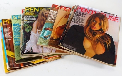 Collection of Penthouse magazines, Volume 9 No.1-7 and 10-12 (10)