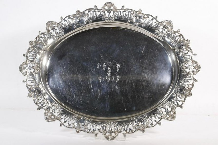 DOMINICK & HAFF SILVER TRAY