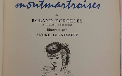 DORGELÈS (Roland) - DIGNIMONT (André). Promenades... - Lot 68 - Ader