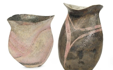 David Howard Jones (British, B. 1953) Two Vases.