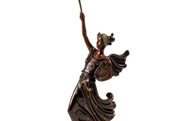 ERTE Romain De Tirtoff Bronze Liberty Sculpture