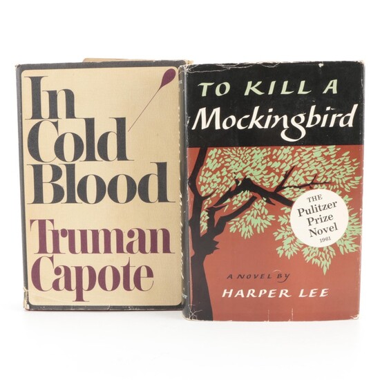 Early Printings "In Cold Blood" and "To Kill a Mockingbird," Mid-20th Century