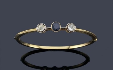 Engagement bracelet with antique cut diamonds and
