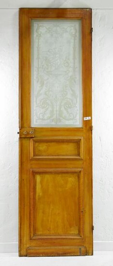European Etched Glass Door