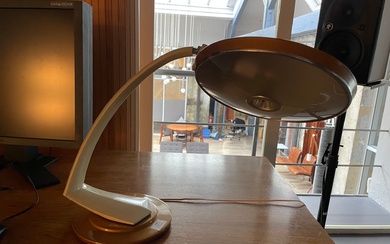 FASE Desk lamp Boomerang model Chrome-plated... - Lot 68 - Varenne Enchères
