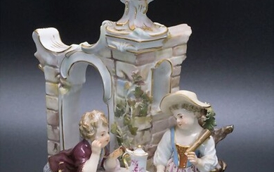 Figürlicher Handleuchter / A figural candlestick, Meissen, um 1860