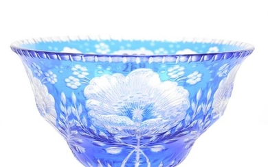 Finger Bowl, BPCG, Blue Cut to Clear by Stevens &