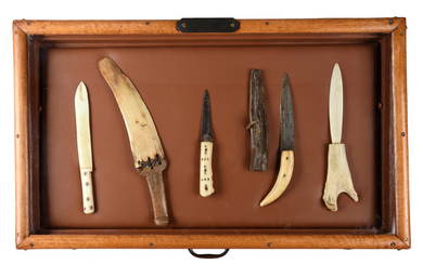 λ Five Inuit knives