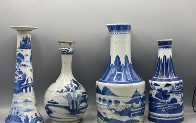 Four Pieces of Chinese Canton Porcelain