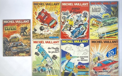 GRATON - MICHEL VAILLANT Lot de 7 albums de Michel Vaillant : - Dans l'Enfer...
