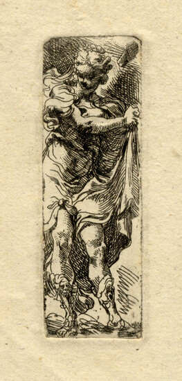 Gaetano Gandolfi (S. Matteo della Decima, 1734 - Bologna, 1802), Figura in piedi con faretra (Dianà). 1775 ca.