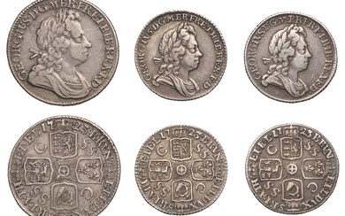 George I (1714-1727), Shilling, 1723 ss c, first bust (ESC 1586; S...