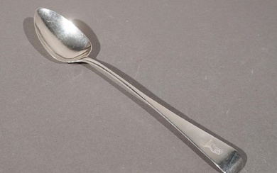 George III Sterling Silver Stuffing Spoon, Exeter 3.2 ozt