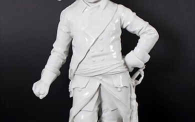 Große Porzellanfigur 'Der Alte Fritz' / A large porcelain figure...