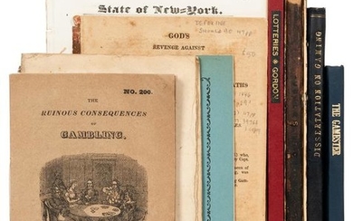 Group of Antiquarian Booklets and Tracts on Gambling