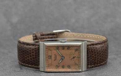 HANHART Anker gents wristwatch in stainless steel