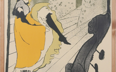 HENRI DE TOULOUSE-LAUTREC. after, graphic print, printed in the Netherlands.