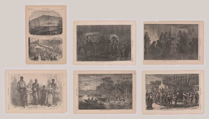 Harper's Weekly Prints [Slaves in the Civil War]
