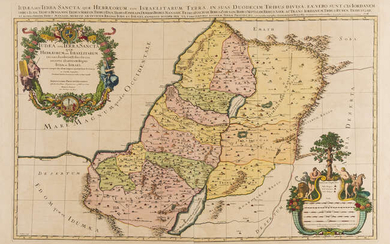 Holy Land.- Sanson (Nicolas) Judaea seu Terra Sancta quae Hebraeorum sive Israelitarum, 1696.