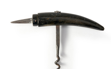 Horn and Iron Corkscrew probably early 20th century