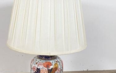 Imari Style Porcelain Lamp