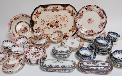 Imari Styled Assorted Partial Porcelain Services
