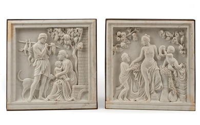 Italian Neoclassical-Style Marble Plaques
