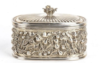 Italian sterling silver box - Milan, mark of LOZZI