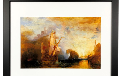 J. M. W. Turner "Ulysses Deriding Polyphemus" Custom Framed Photo Display