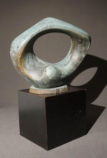 James Knowles (American 20th Century), Untitled, Bronze Sculpture with Green Patina, 33 x 40 inches