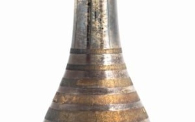 Japanese Gilded Silver Vase, 1930s