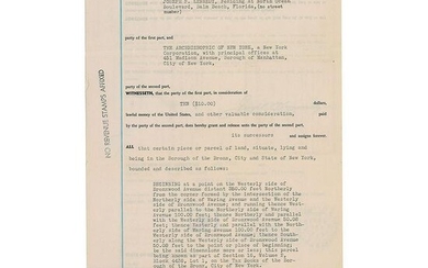 John, Robert, and Joseph Kennedy (3) Documents Signed