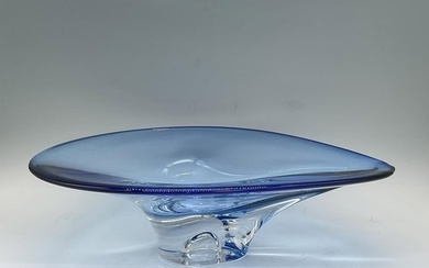 Kosta Boda Glass Vision Bowl, Blue