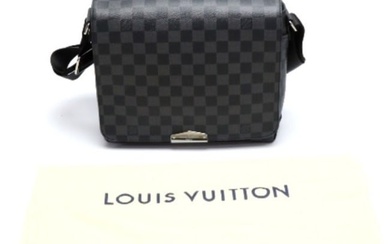 LOUIS VUITTON Crossbody Damier Graphite District PM NV2 N40349 Louis Vuitton Gray Shoulder Bag LV