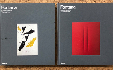 LUCIO FONTANA – Catalogo generale. Volume primo e secondo, 1986